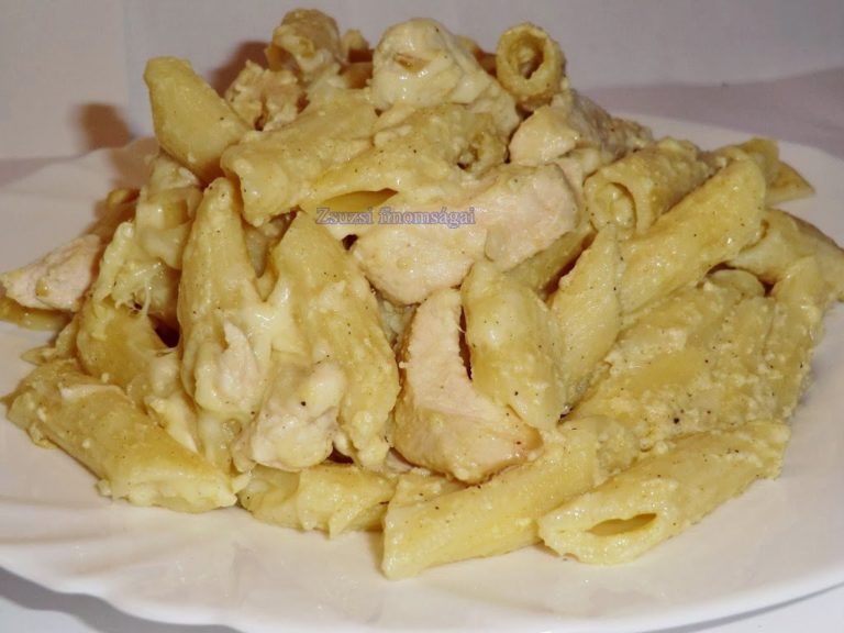 Tejszínes csirkemell falatok, penne tésztával – Blogkóstolóra