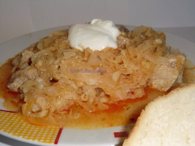 Rakott, húsos káposzta a sütőből
