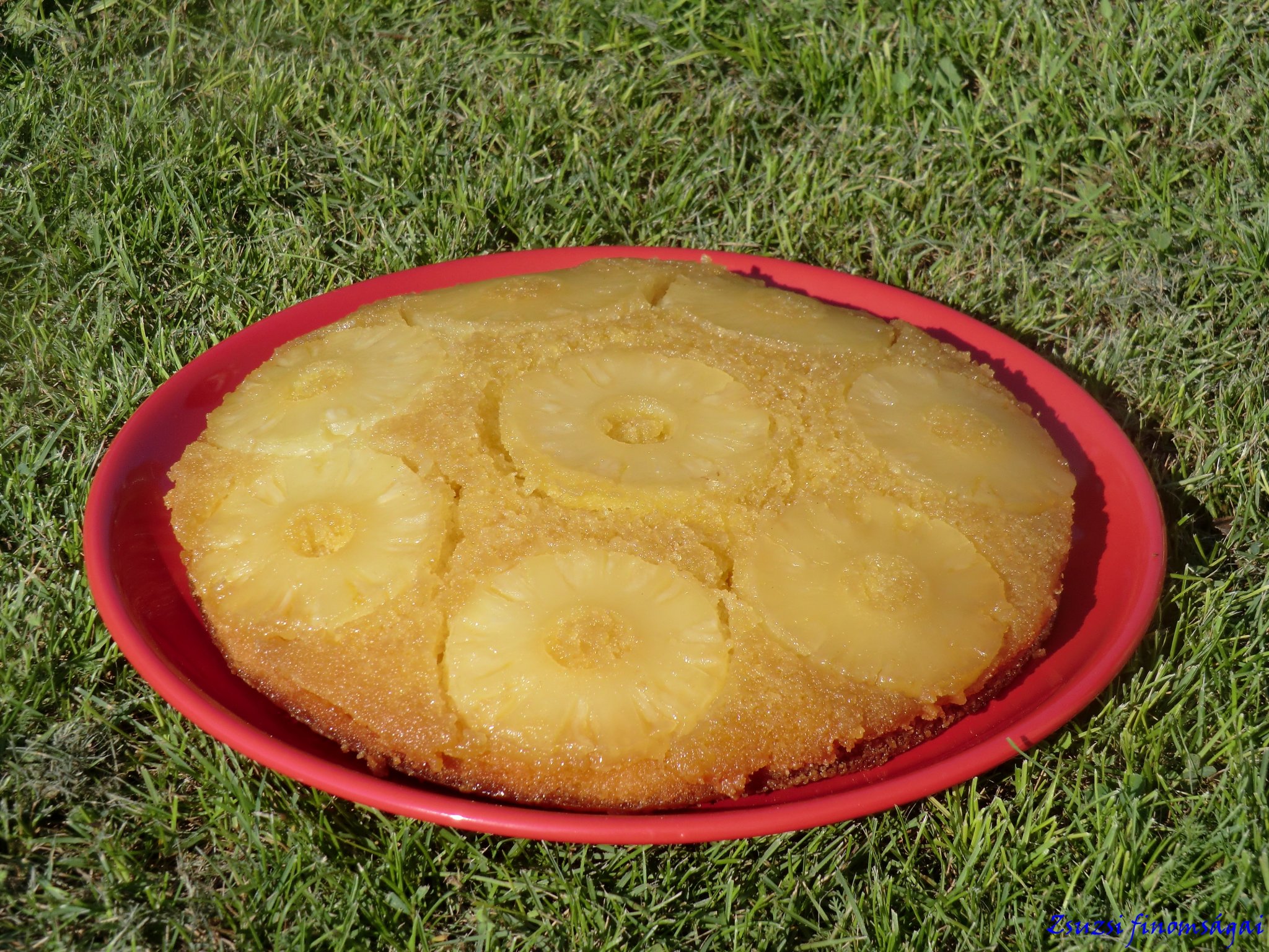 Fordított ananásztorta