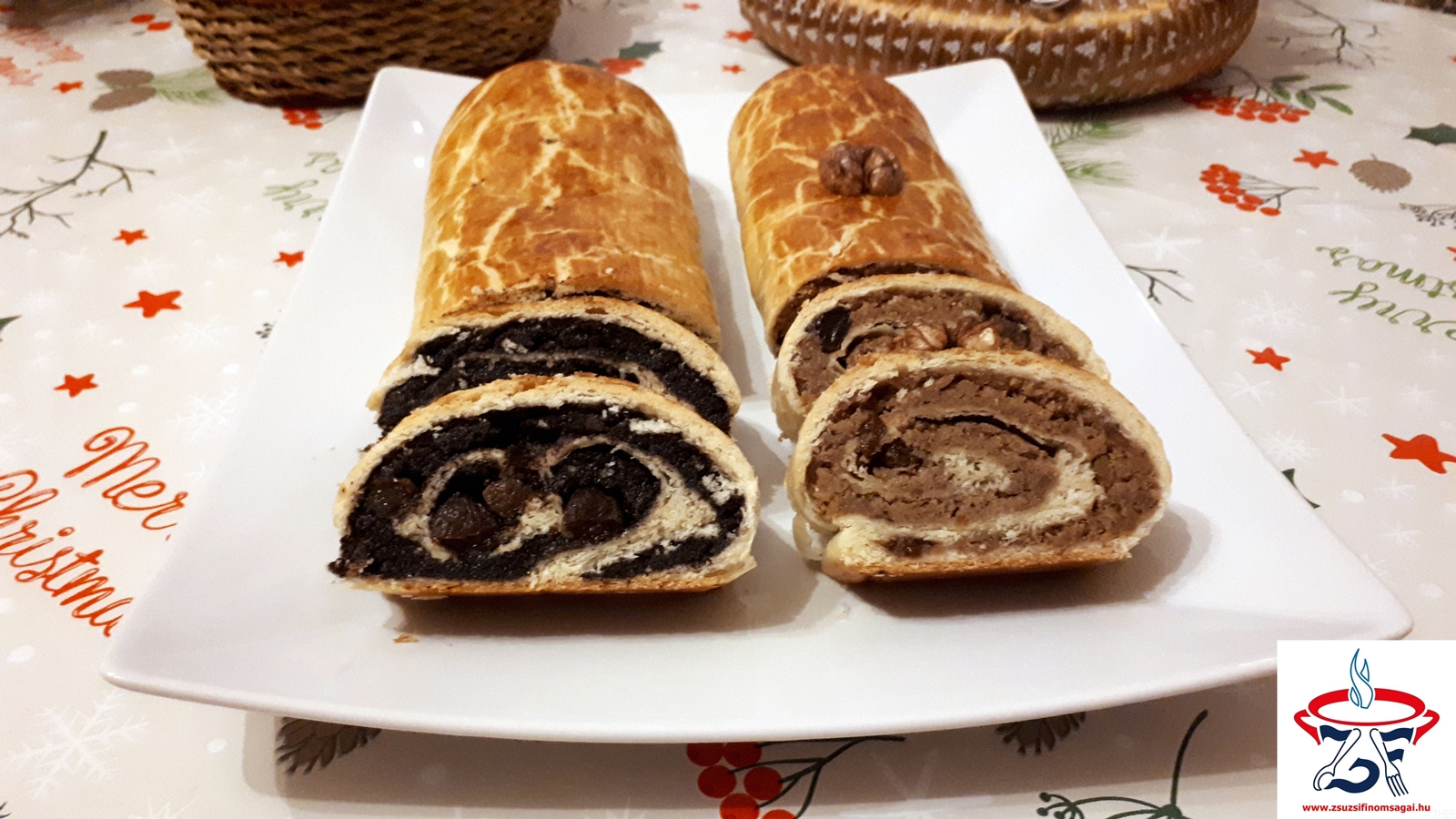 Mákos és diós bejgli, tuti recept